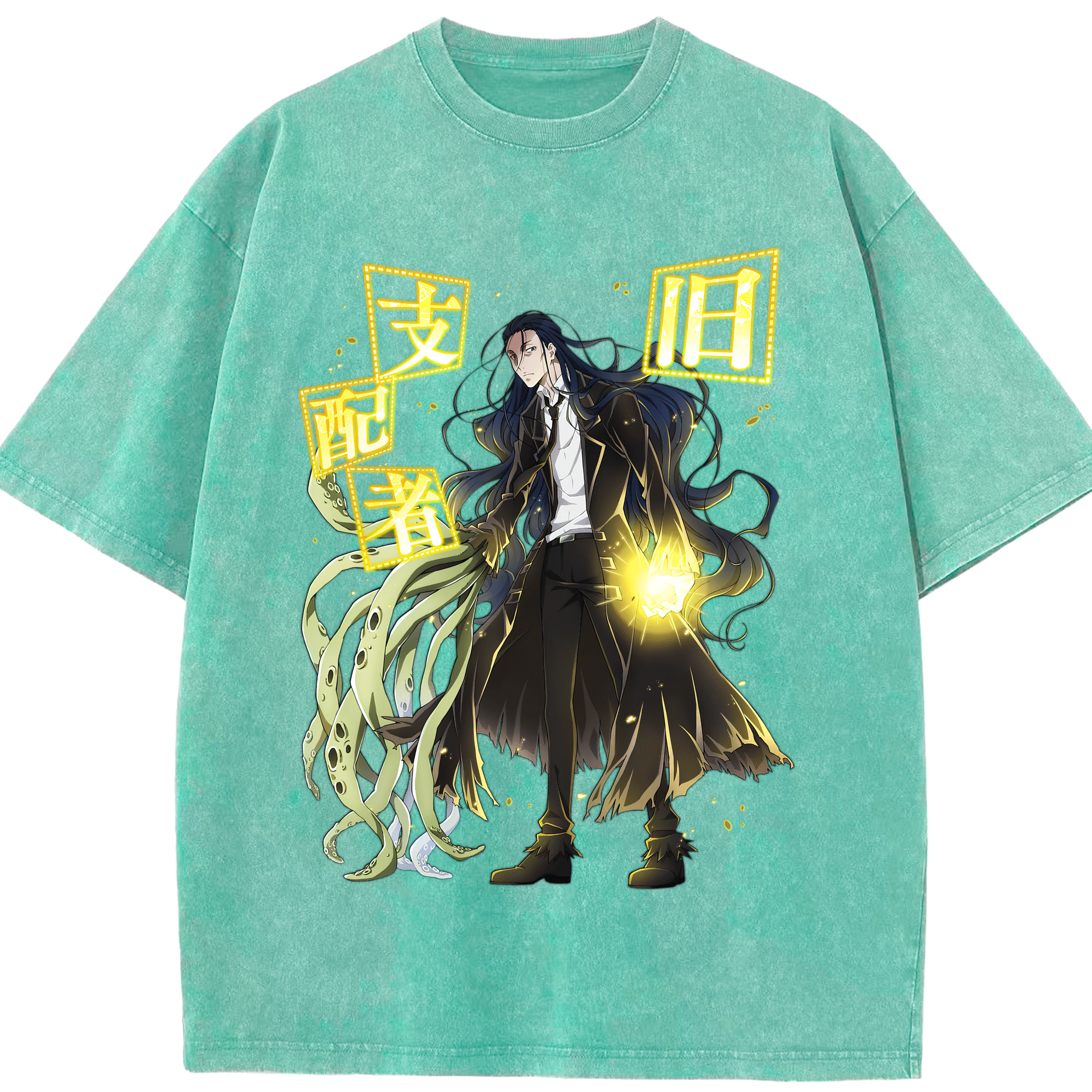 （画像用） 文豪ストレイドッグス Bungo Stray Dogs 綿100% ヴィンテージ風 半袖Tシャツ（フロントプリント）